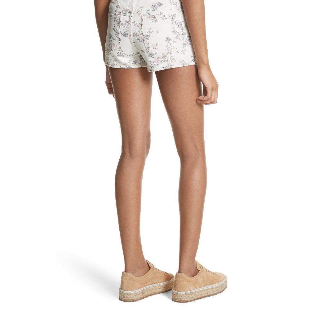 💙HP💙 Rag & Bone Ellie CottonTwill Floral Hi-Rise Shorts - Picture 4 of 15